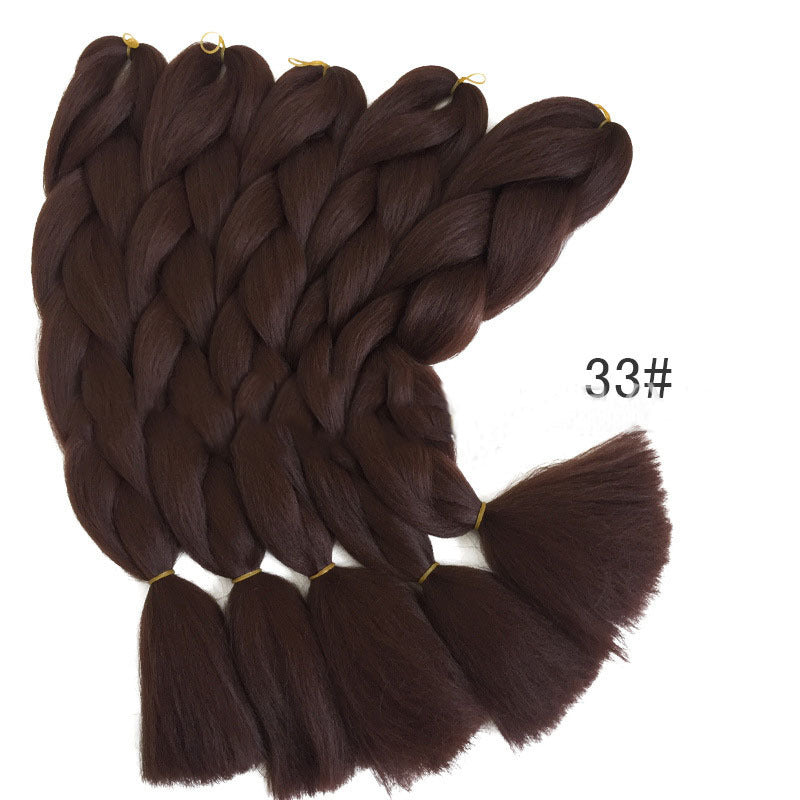 Jumbo Straight Crochet Braided Hair Extension