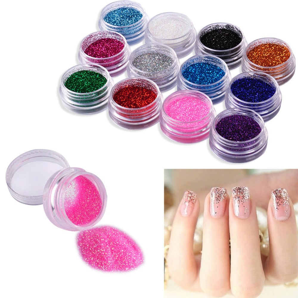 24-Color 3D Nail Art Decoration Set
