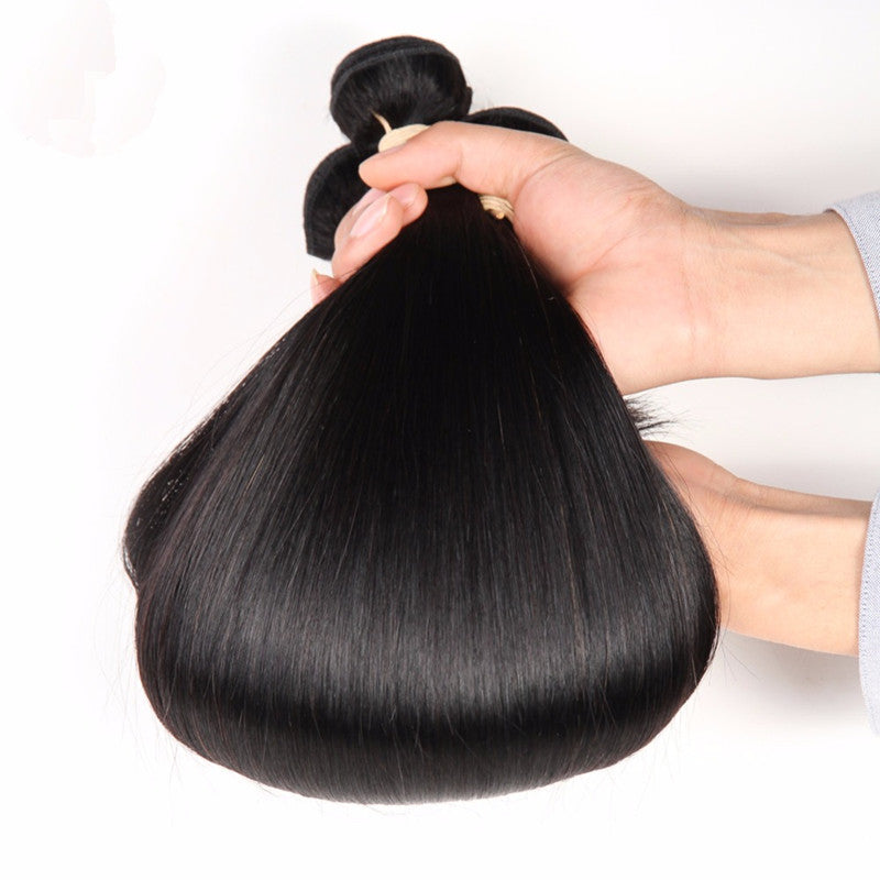 Smooth Straight Women's Hair Tie Extension