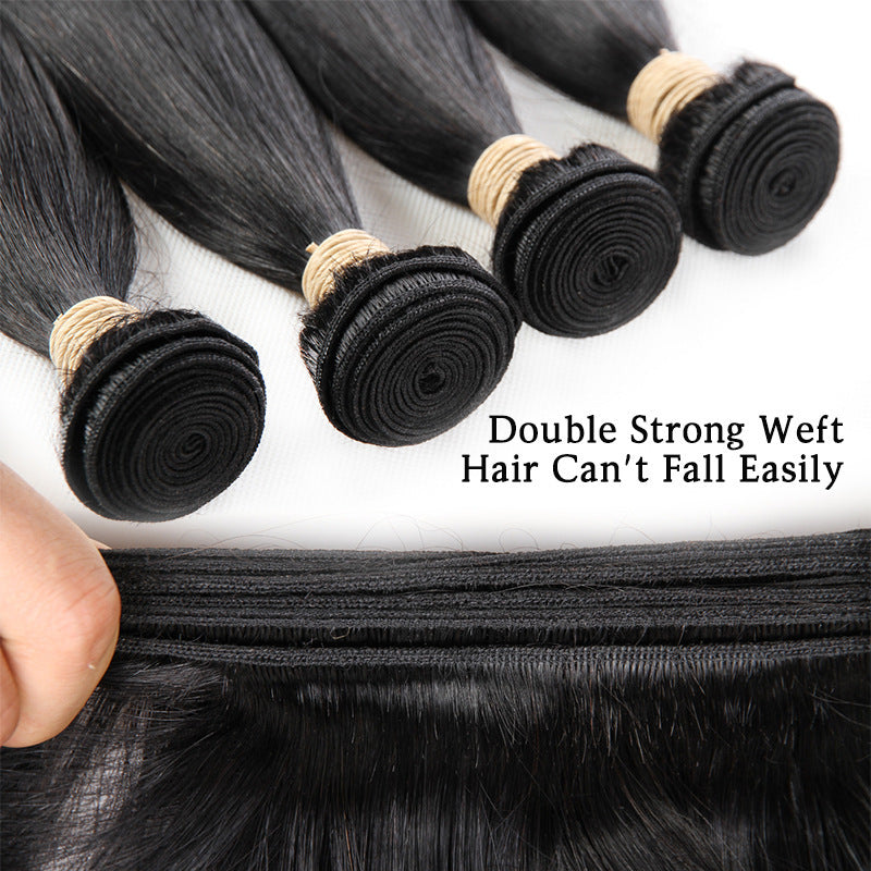 Smooth Straight Women's Hair Tie Extension