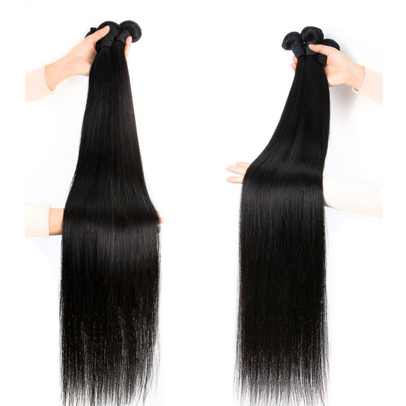 Smooth Straight Women's Hair Tie Extension