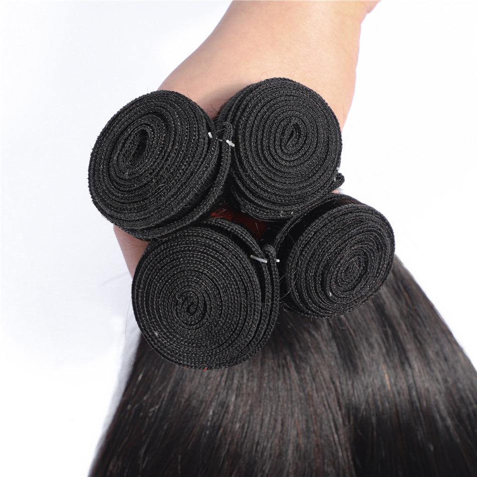 Natural Straight Women's Hair Weave