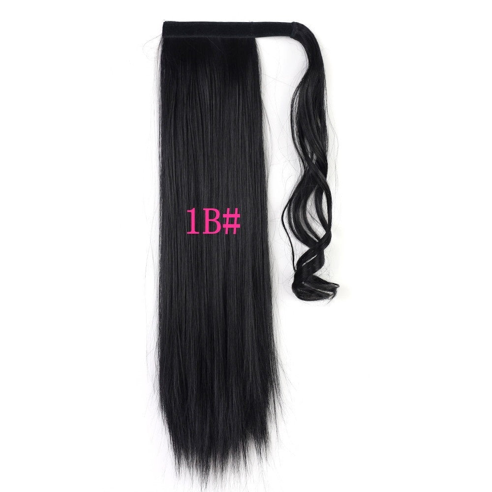 Long Straight Clip-In Ponytail Hair Extension