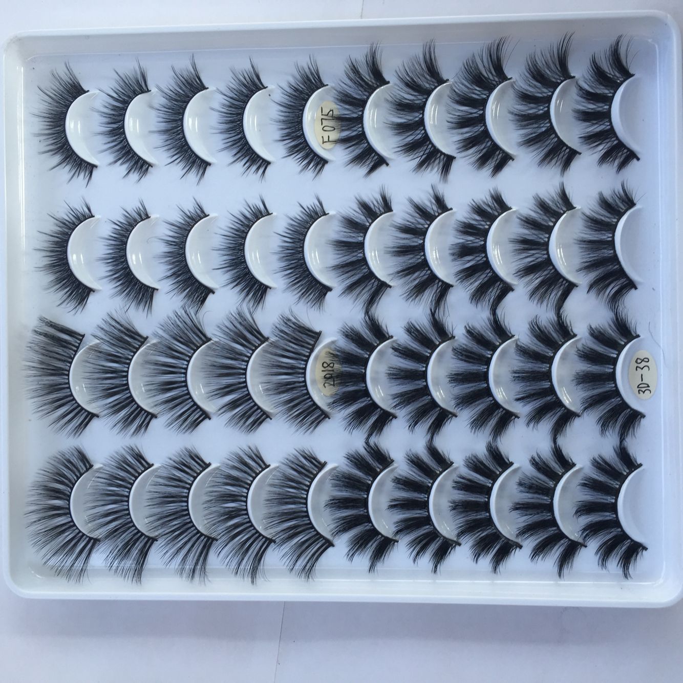 20 Pairs Three-Dimensional Multi-Layer Mixed False Eyelashes