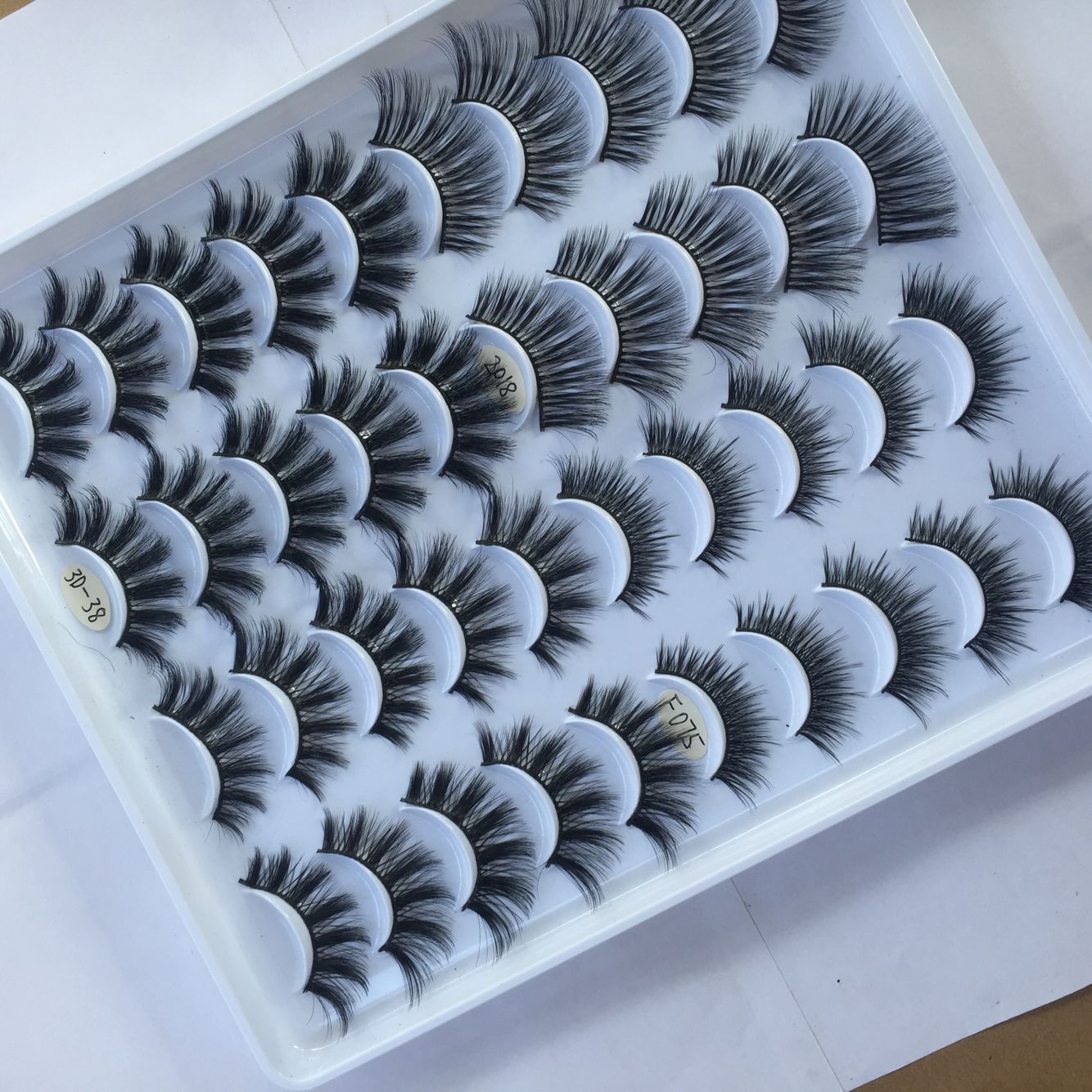 20 Pairs Three-Dimensional Multi-Layer Mixed False Eyelashes
