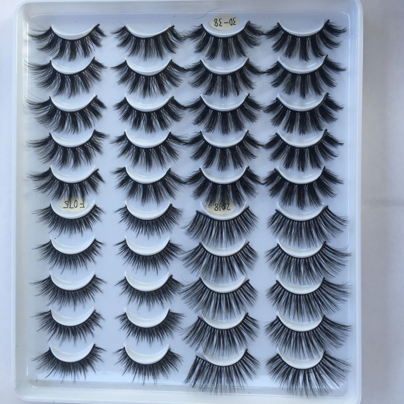 20 Pairs Three-Dimensional Multi-Layer Mixed False Eyelashes