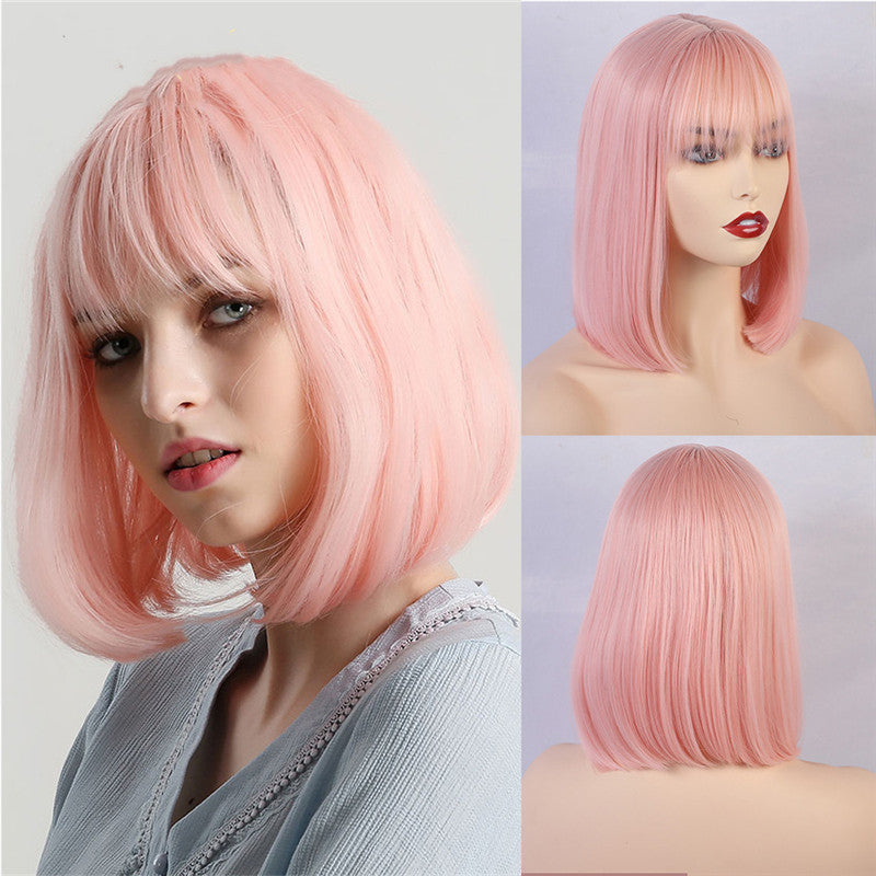 Gradient Golden Women's Synthetic Wig