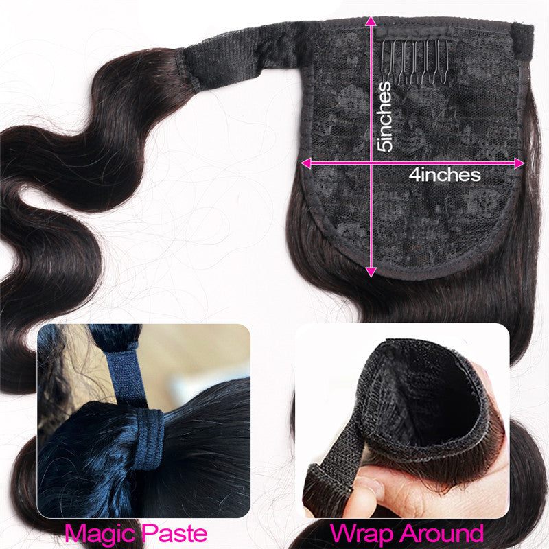 Jurchen Women's Ponytail Wig