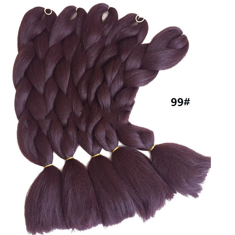 Jumbo Straight Crochet Braided Hair Extension