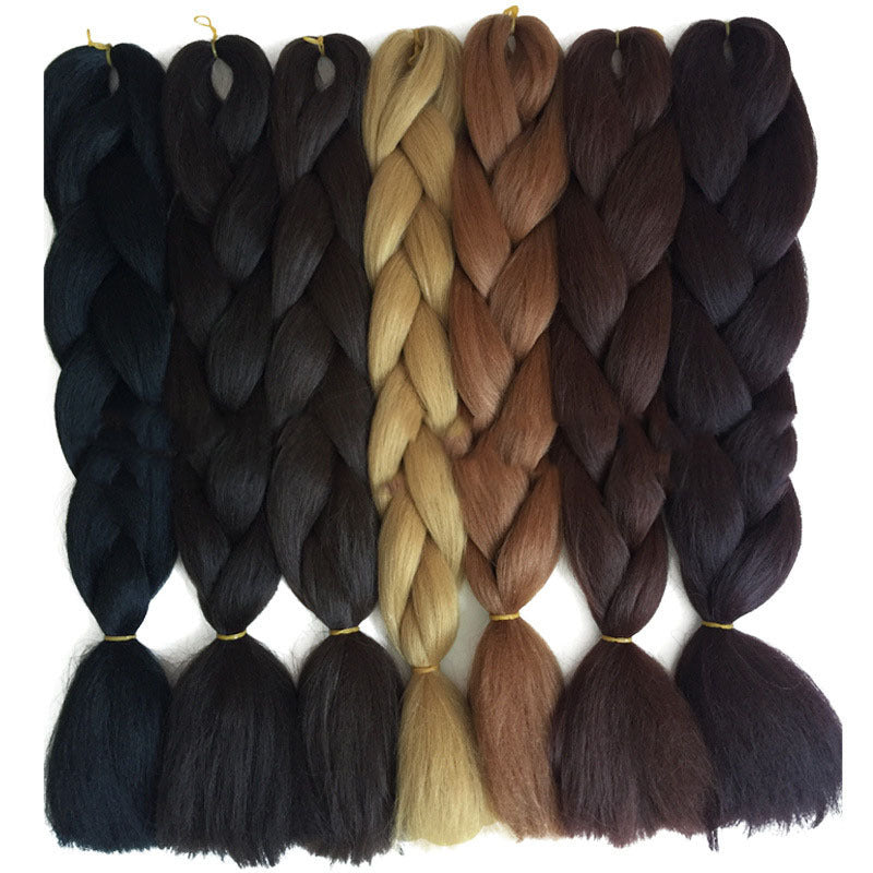 Jumbo Straight Crochet Braided Hair Extension