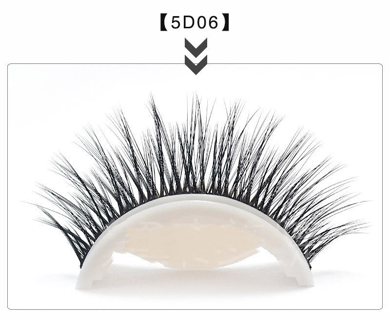 Glue-Free Self-Adhesive 5D False Eyelashes