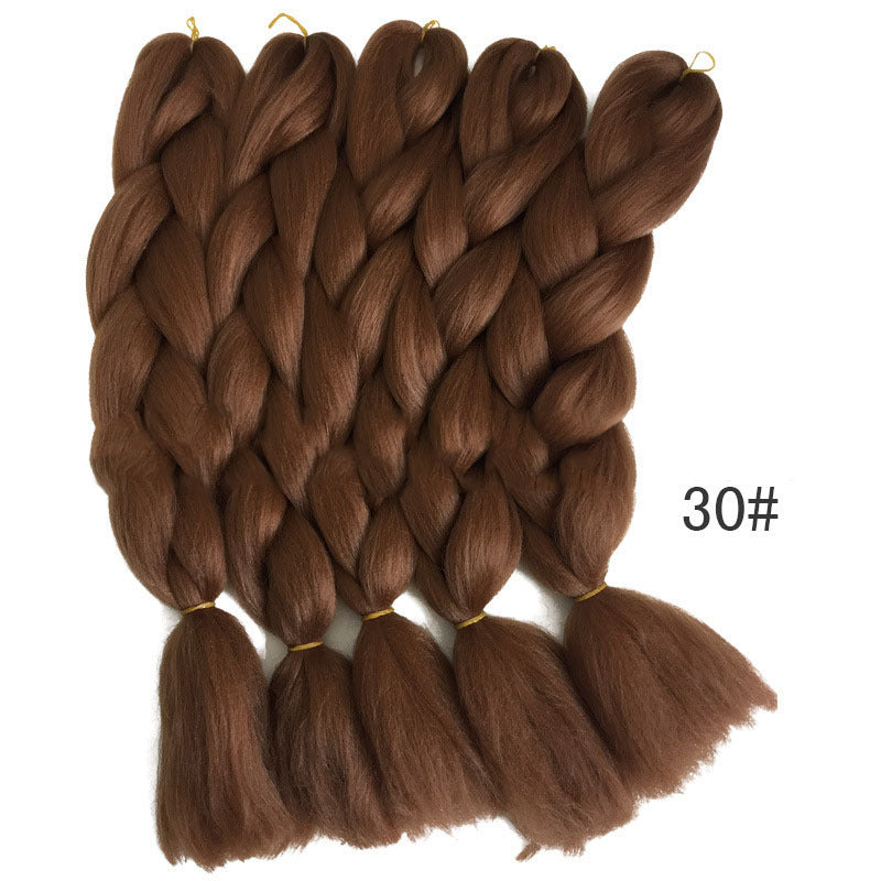 Jumbo Straight Crochet Braided Hair Extension