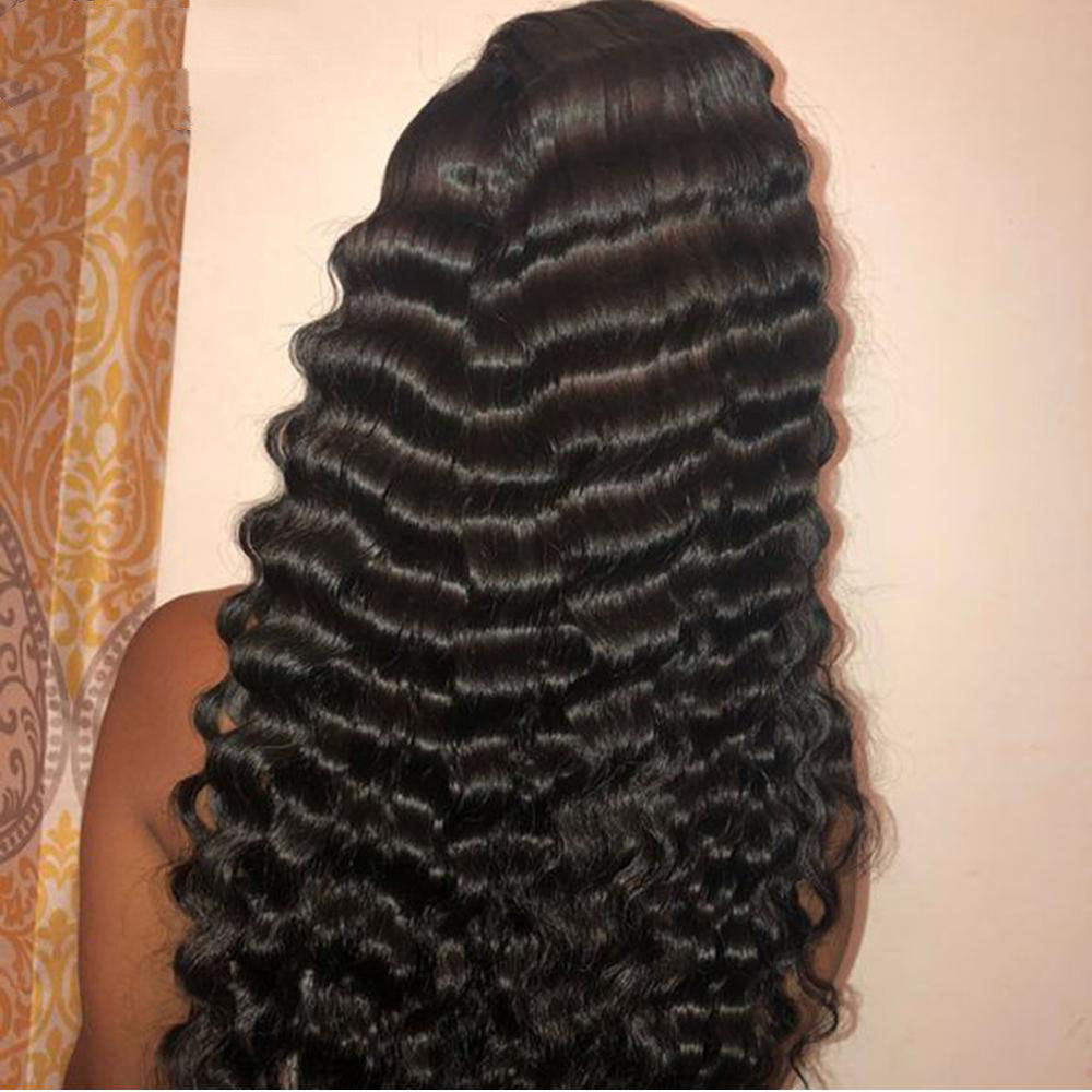 28–30 Inch Deep Wave Women's Lace Frontal Wig