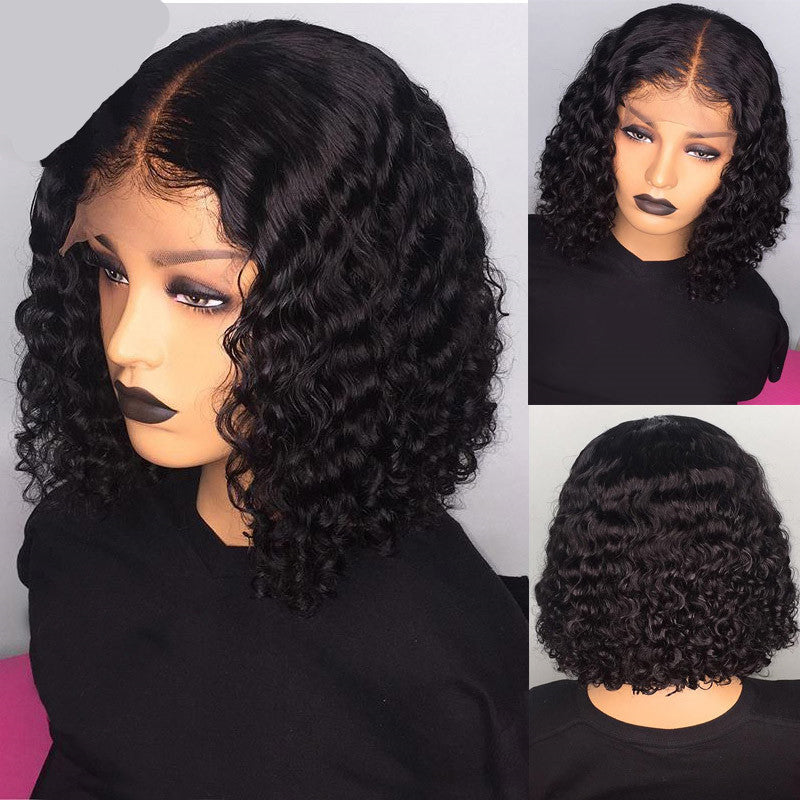 Water Wave Bob Human Hair Wig
