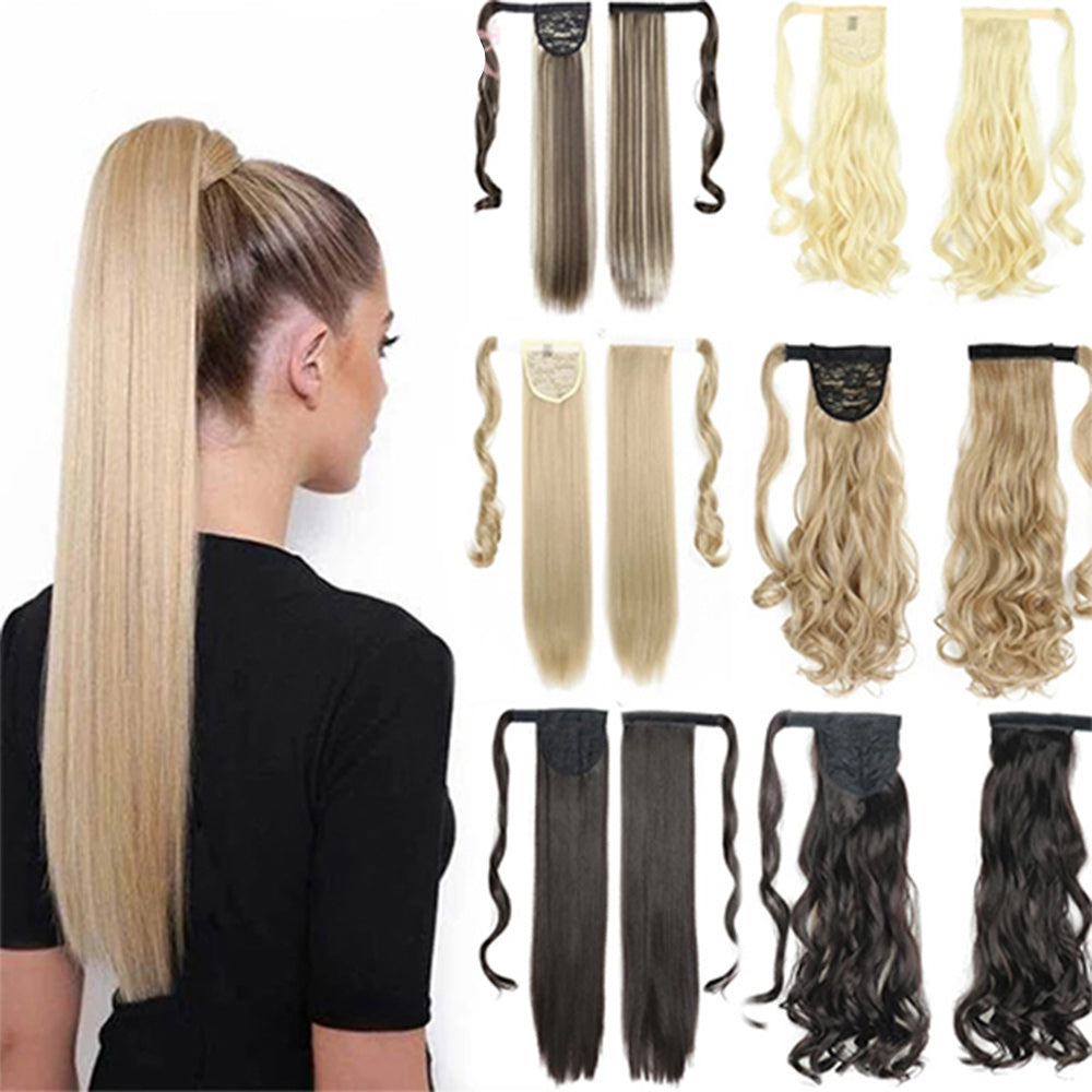 Long Straight Clip-In Ponytail Hair Extension