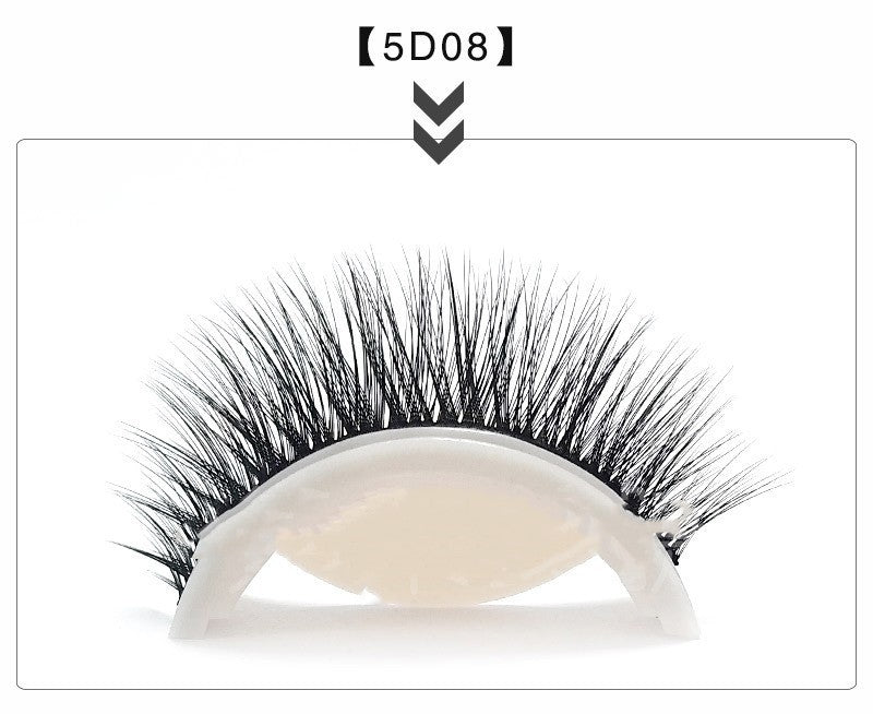 Glue-Free Self-Adhesive 5D False Eyelashes