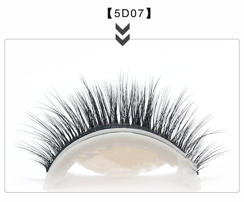 Glue-Free Self-Adhesive 5D False Eyelashes