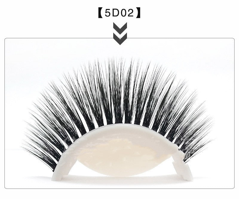 Glue-Free Self-Adhesive 5D False Eyelashes