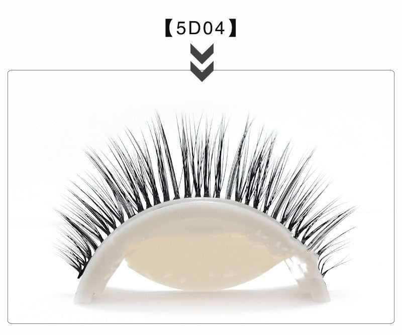 Glue-Free Self-Adhesive 5D False Eyelashes